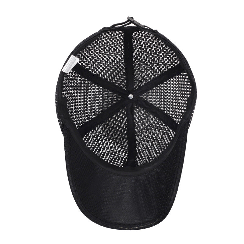 Breathable Woven Mesh Baseball Cap