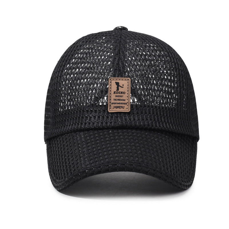 Breathable Woven Mesh Baseball Cap