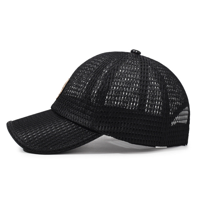 Breathable Woven Mesh Baseball Cap