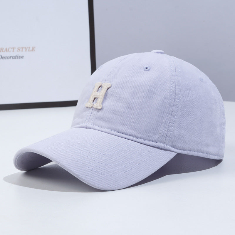 Pastel Mint Embroidered 'H' Baseball Cap