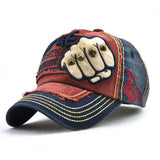 Vintage Distressed Embroidered Baseball Cap Hat