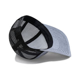 Classic Gray Mesh Trucker Baseball Cap Adjustable