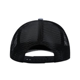 Classic Gray Mesh Trucker Baseball Cap Adjustable