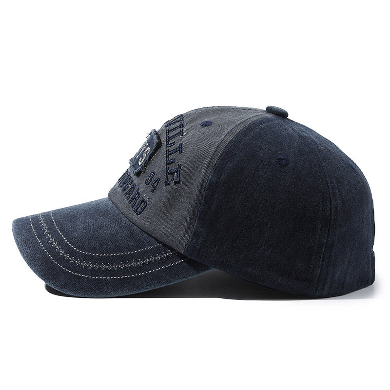 Vintage Distressed NYS Embroidered Baseball Cap