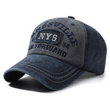 Vintage Distressed NYS Embroidered Baseball Cap