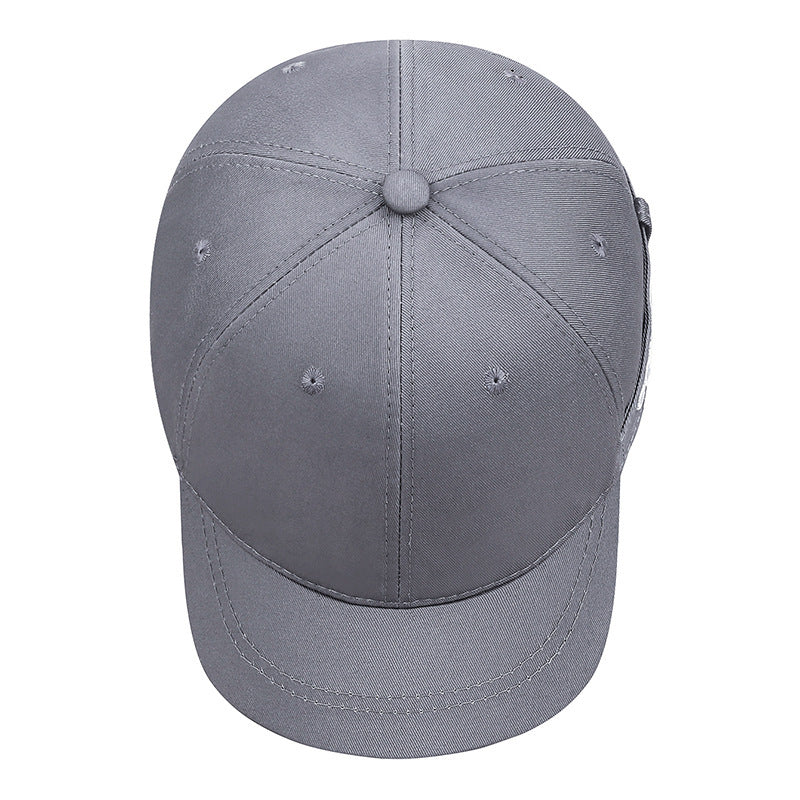 Black Embroidered Adjustable Baseball Cap Unisex