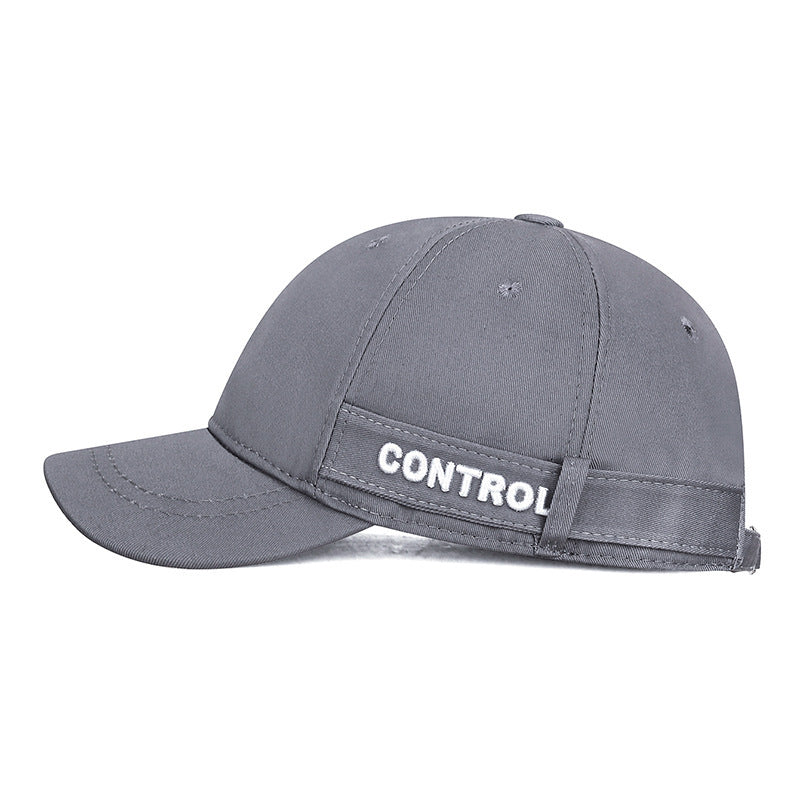 Black Embroidered Adjustable Baseball Cap Unisex