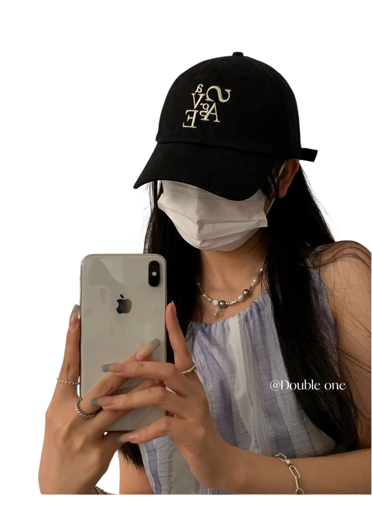 Unisex Letter Embroidered Baseball Cap