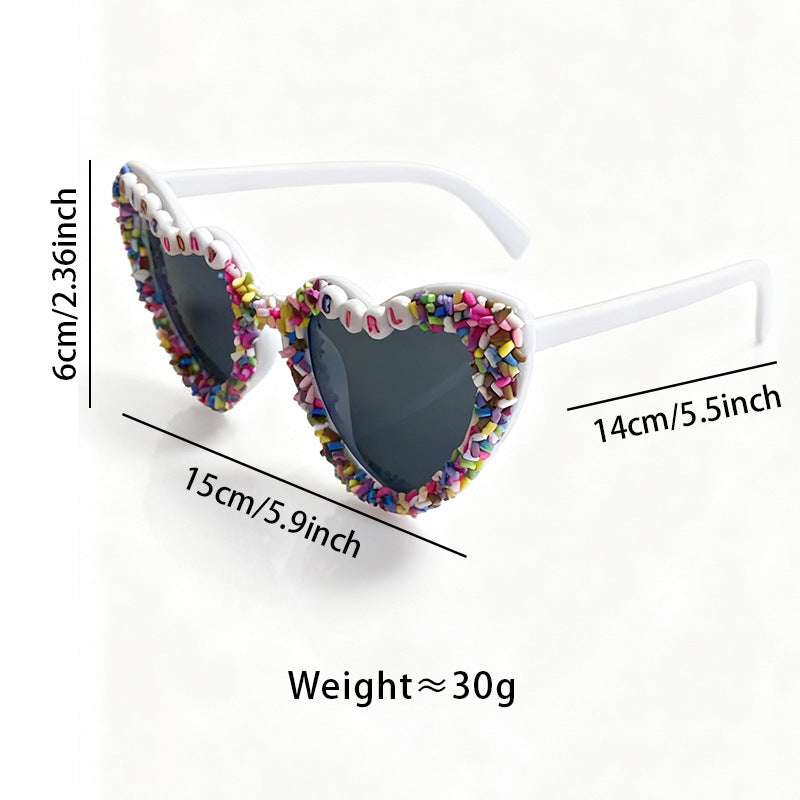 Birthday Girl Sprinkle Cat Eye Party Sunglasses