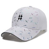 Dragonfly Print Mesh Baseball Cap for Outdoor