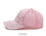 Dragonfly Print Mesh Baseball Cap for Outdoor
