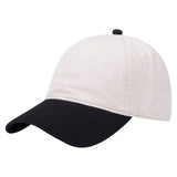 Two Tone Adjustable Cotton Baseball Cap for Adults