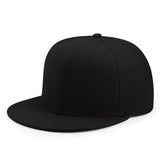 Classic Flat Brim Snapback Baseball Cap