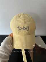 Striped Baseball Cap