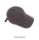 Unisex Plaid Baseball Cap