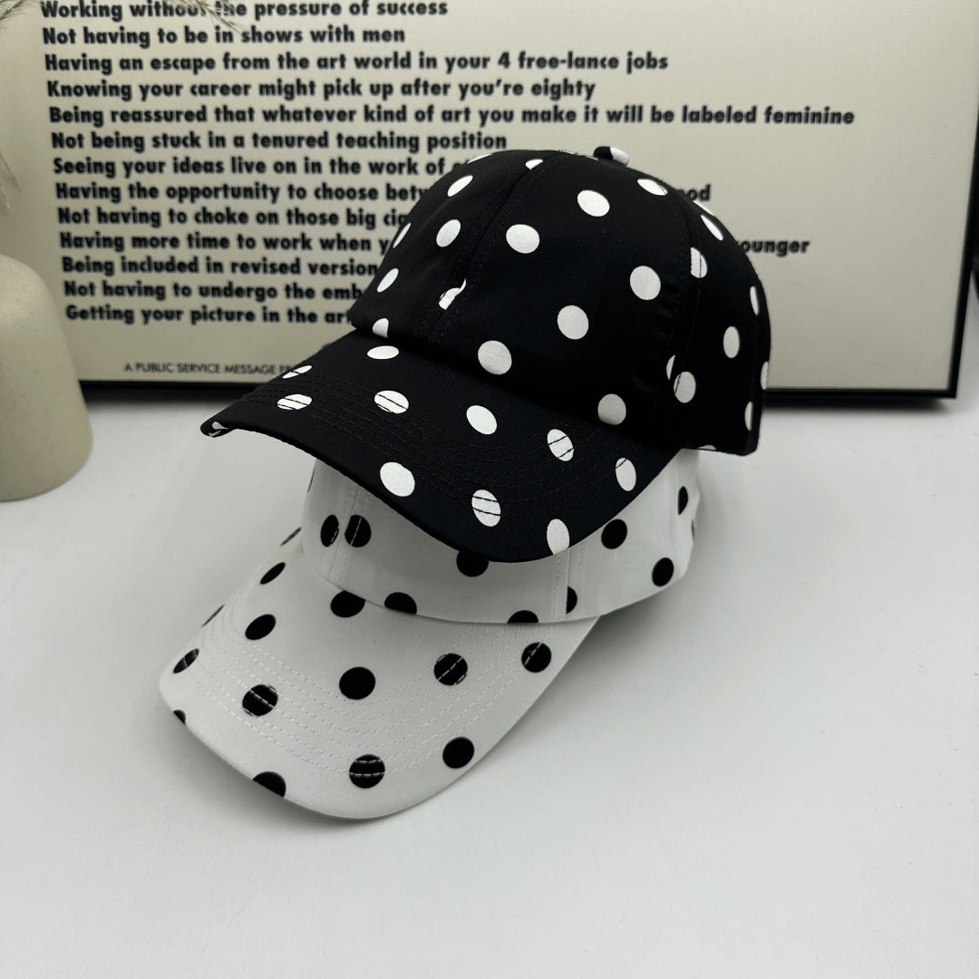 Women's Polka Dot Baseball Cap