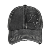 Women's Embroidered Star Baseball Cap