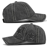 Women's Embroidered Star Baseball Cap