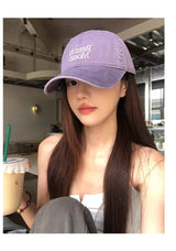 Women's Vintage Embroidered Baseball Cap