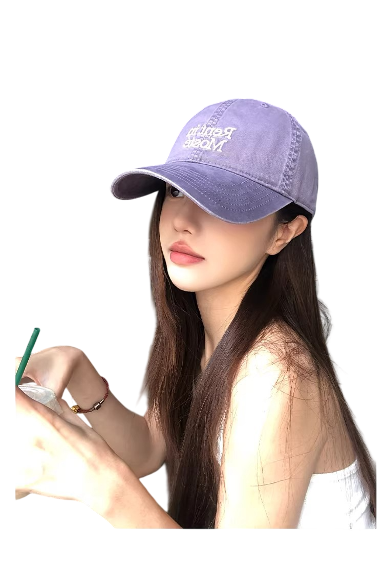 Women's Vintage Embroidered Baseball Cap