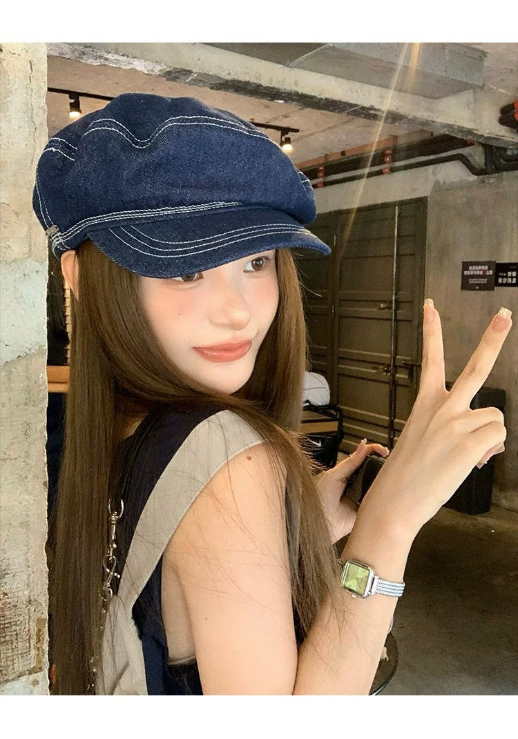 Women's Vintage Denim Baseball Cap