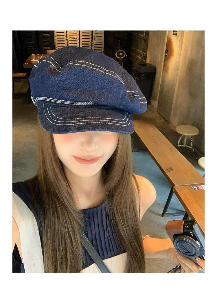 Women's Vintage Denim Baseball Cap
