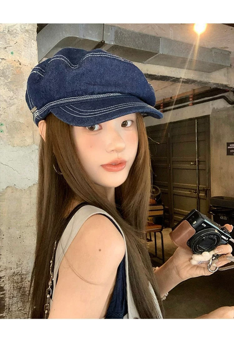 Women's Vintage Denim Baseball Cap