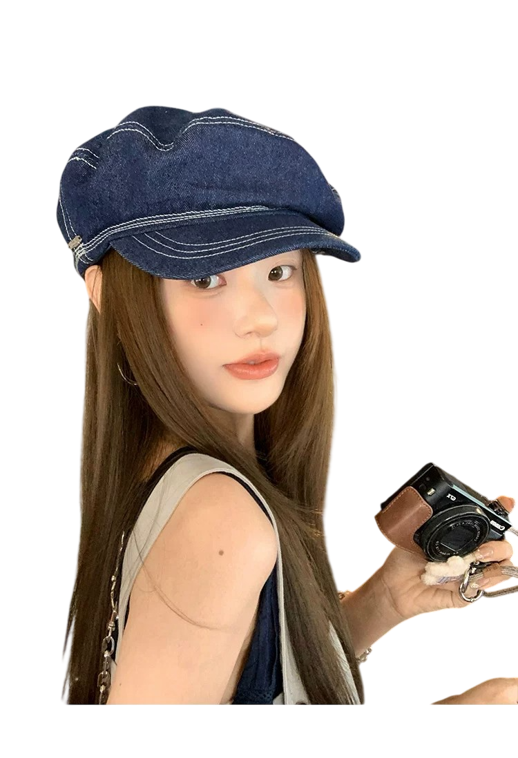 Women's Vintage Denim Baseball Cap