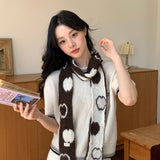 Women's Soft Knit Patterned Scarf