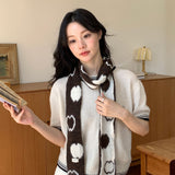 Women's Soft Knit Patterned Scarf