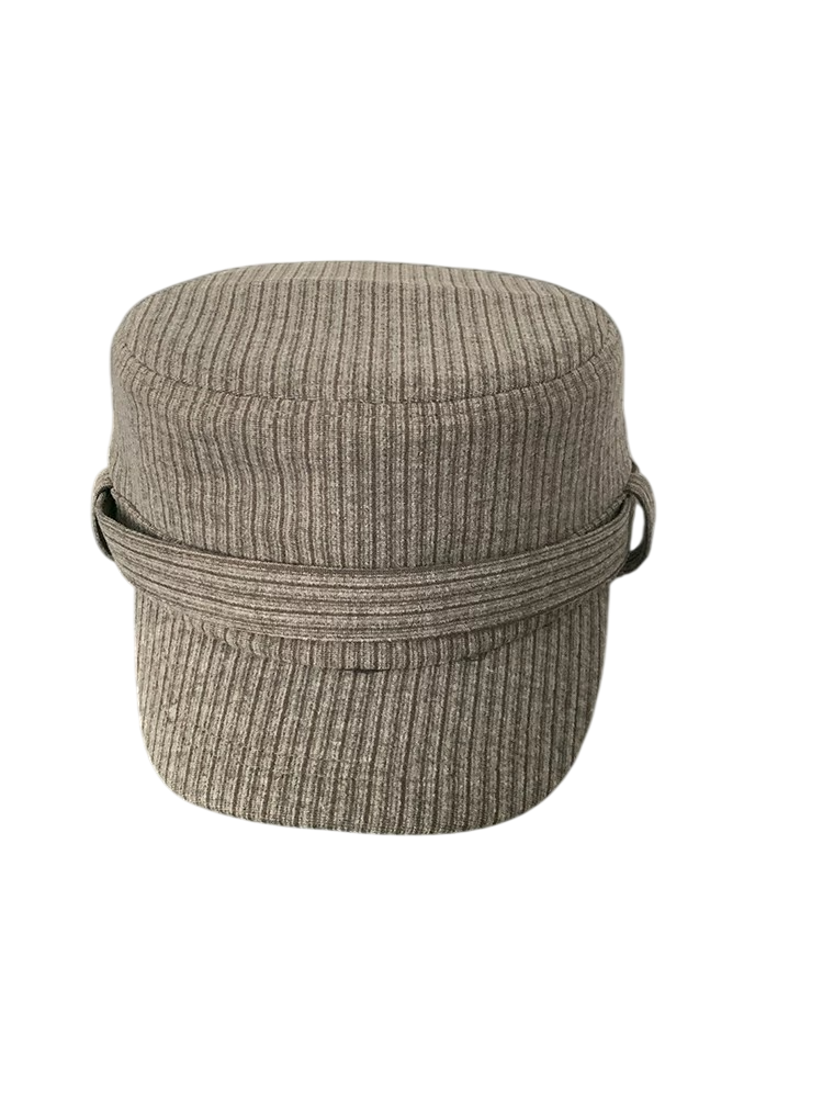 Women’s Ribbed Cadet Cap with Short Brim