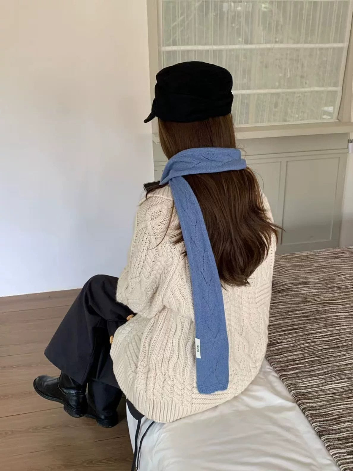 Women’s Soft Knit Wrap Scarf