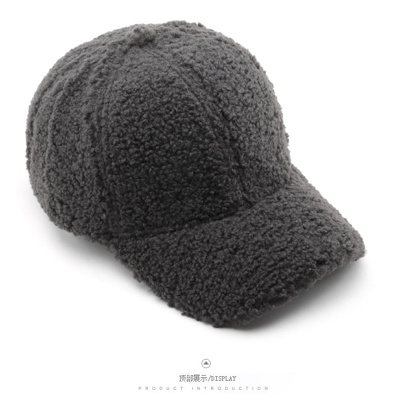 Women’s Fuzzy Baseball Cap with Visor