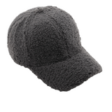 Women’s Fuzzy Baseball Cap with Visor