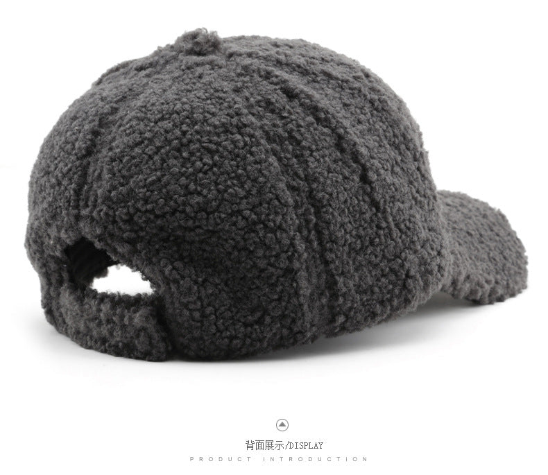 Women’s Fuzzy Baseball Cap with Visor