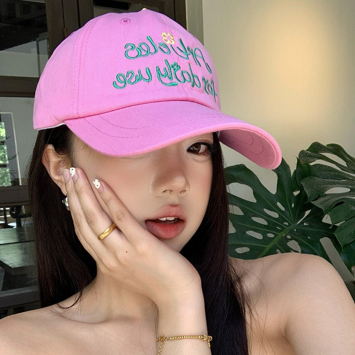 Women’s Embroidered Adjustable Baseball Cap