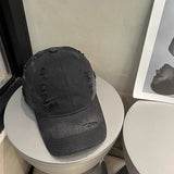 Women’s Distressed Baseball Cap