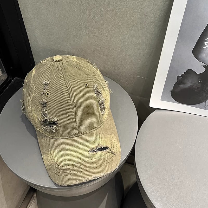 Women’s Distressed Baseball Cap
