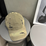 Women’s Distressed Baseball Cap