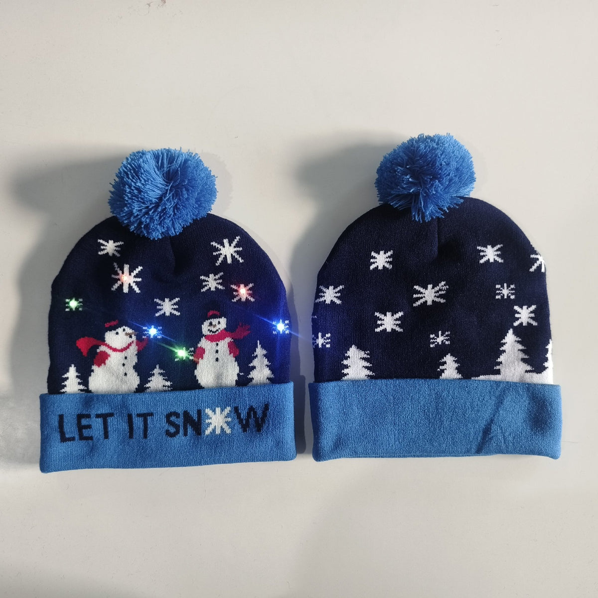 Christmas Beanie Hat with Pom Pom