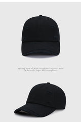 Unisex Distressed Baseball Cap with Curved Brim