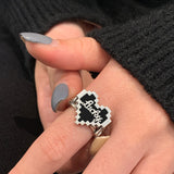 Pixel Heart Themed Ring