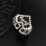 Pixel Heart Themed Ring