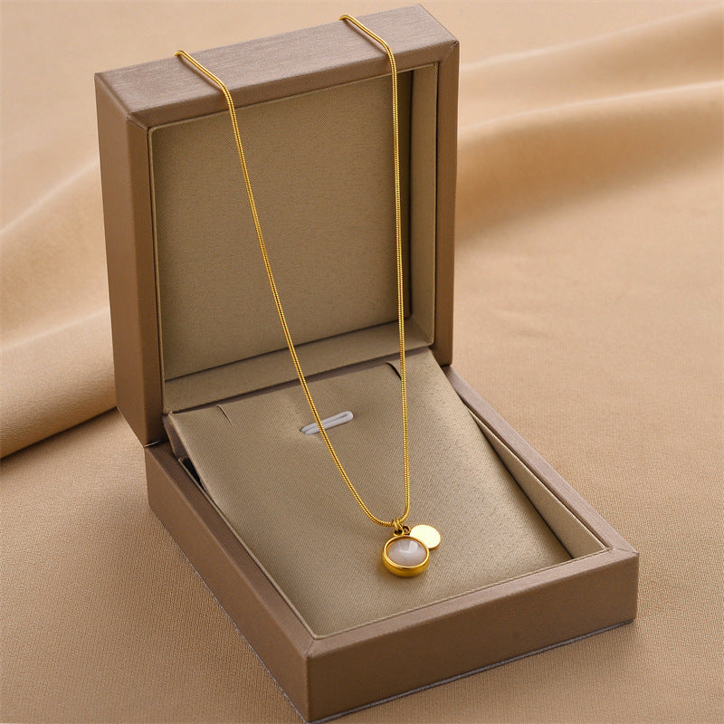 Elegant Pendant Necklace with Charm