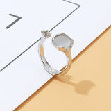 Modern Silver Statement Rings