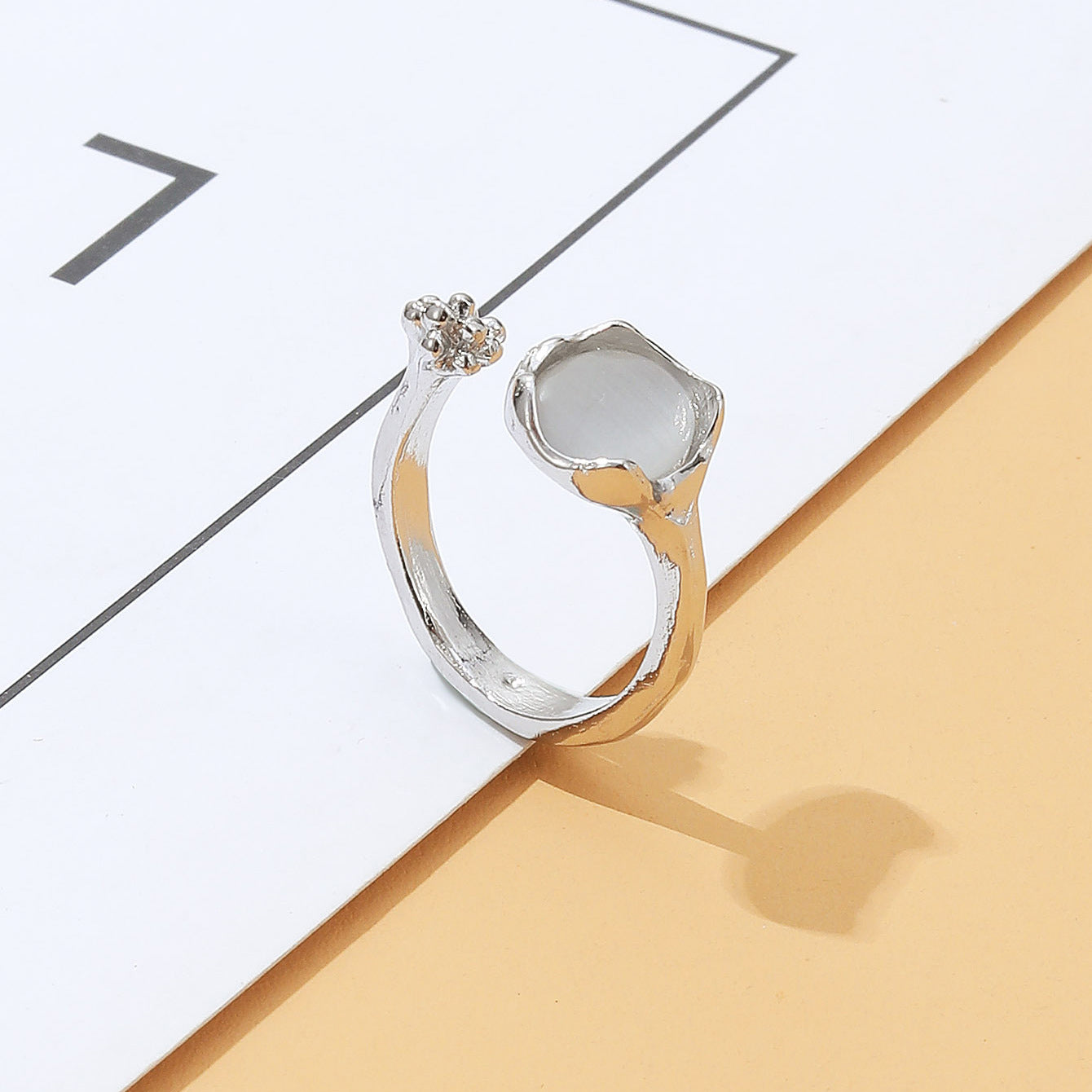 Modern Silver Statement Rings