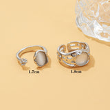 Modern Silver Statement Rings