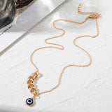 Chain Necklace with Evil Eye Pendant