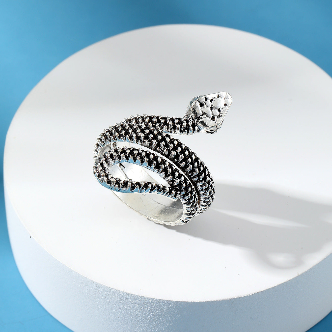 Silver Snake Ring