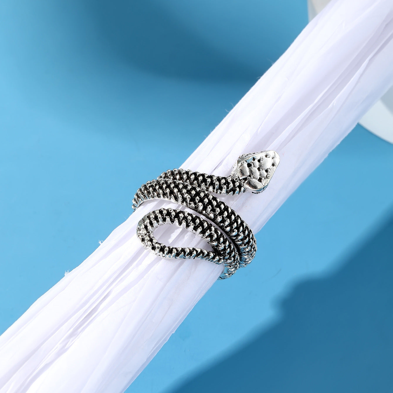 Silver Snake Ring